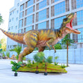 DZ2305 Moving Life Size Dinosaur Animatronic Robot Dinosaur for Theme Jurassic Dinosaur Park Mini World Lyon