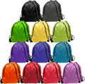 Wholesale Custom Polyester Unisex Sport Backpack Bag Reusable and Durable Drawstring Backpack Bag With Printed Logo