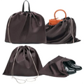 Large Size Silk Satin Drawstring Handbags Bags Leather Shoes Dust Pouches