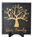 TD Personalized Mothers Day Gift Generation Family Tree Gift for Mom Grandma Grandparents Day Gift Wooden Engraved Family Tree