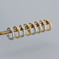 SP Fine Jewelry 18K Gold Plated Multi Styles Hypoallergenic 925 Sterling Silver Zircon Hoop Earrings