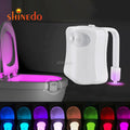 Hot Item 16 Colors Changing Led Sensor Toilet Bowl Light