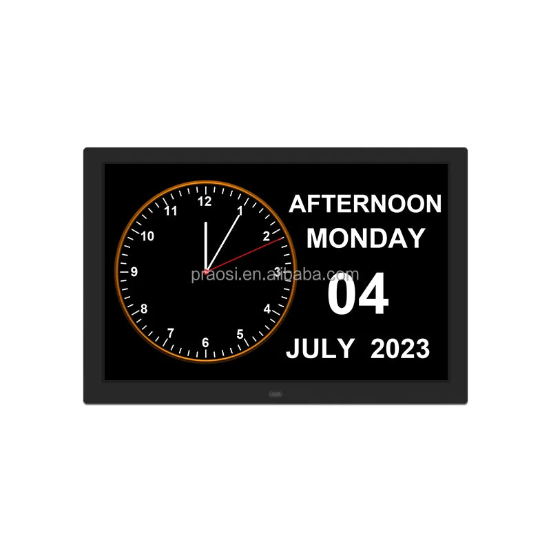 Pros Large Dementia Clock Calendar Alarms Medication Reminders Digital Analogue Day Date Alarm Clock Desk Wall Remote Control