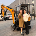 Free Shipping  CE EPA Cheap EPA 0.8 Ton 1 Ton 2 Ton 3.5 Ton Mini Excavator Digging Cabin 3 Tonne Excavator