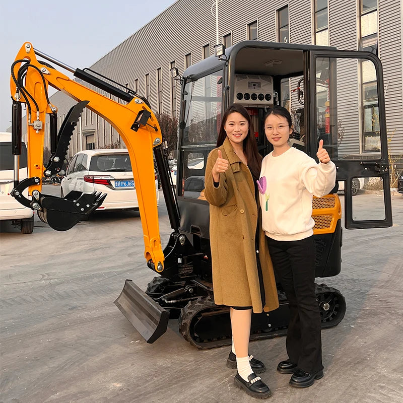 Free Shipping  CE EPA Cheap EPA 0.8 Ton 1 Ton 2 Ton 3.5 Ton Mini Excavator Digging Cabin 3 Tonne Excavator