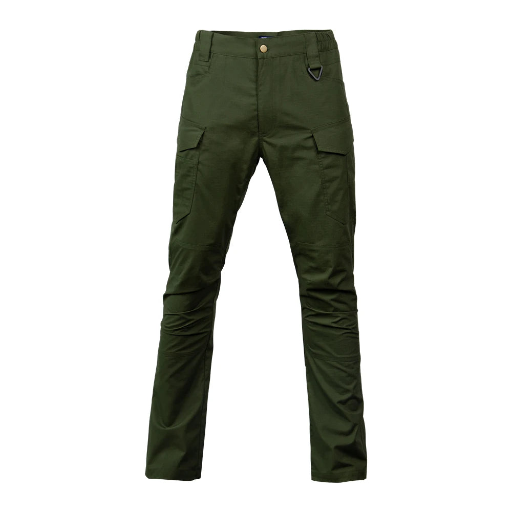 Men's Tactical Pants Rip-stop Waterproof Wear-Resistant Multi-Pocket Cargo Pants Outdoor Work Trousers OEM