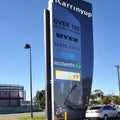 Factory Custom Made Led Petrol Station Outdoor 3D Pylon Sign With Led Display Project Sign