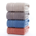 32s Jacquard Solid Stripe Cotton Bath Towels