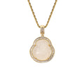 CN318 Bling Bling Brass Zircon Pendants Iced Out Hip Hop Necklace MegaBDM