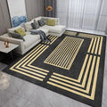 Luxury 3D Printed Floor Mat Factory Direct Sale Modern Geometry Carpet with Vision Technology for Home Use for Living Room