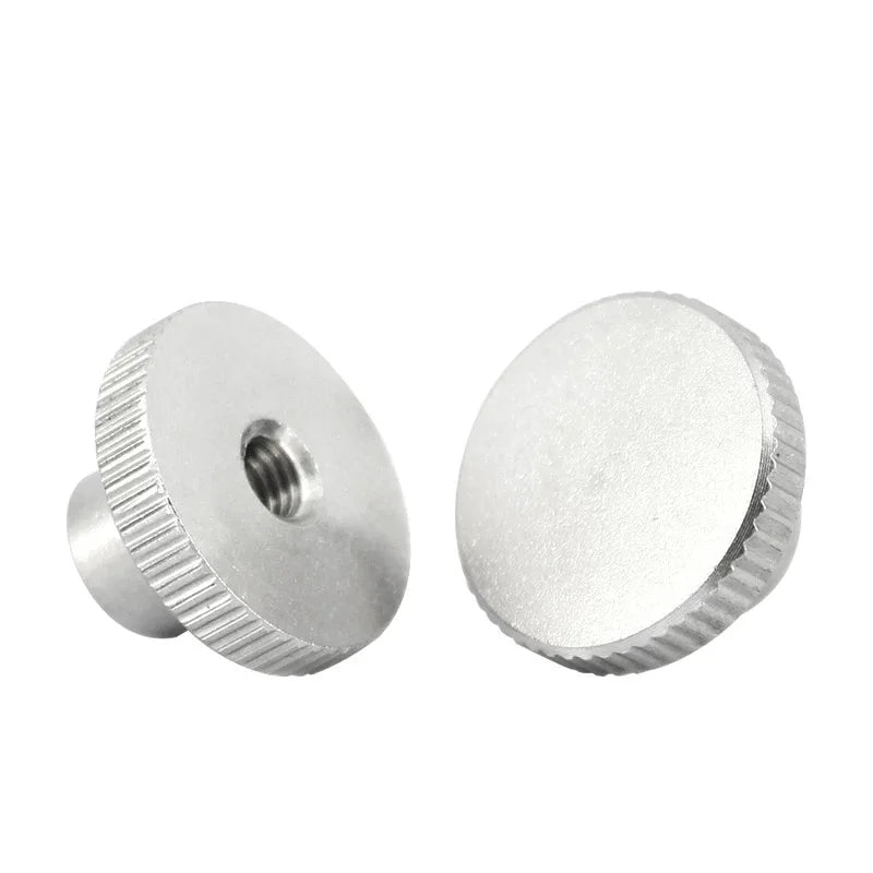 Factory Stainless Steel 304 Blind Through Hole Thumb Nuts High Head Knurled Step Nuts DIN466 MegaBDM