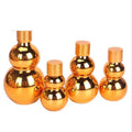 Gold Gourd Essential Oil Serum Dropper Bottle 10ml 20ml 30ml 50ml 100ml Capacities for Skin Care Cream with Screen Printing