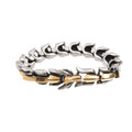 Nordic Design Stainless Steel Dragon Chain Wristband Viking Bracelet Jewelry