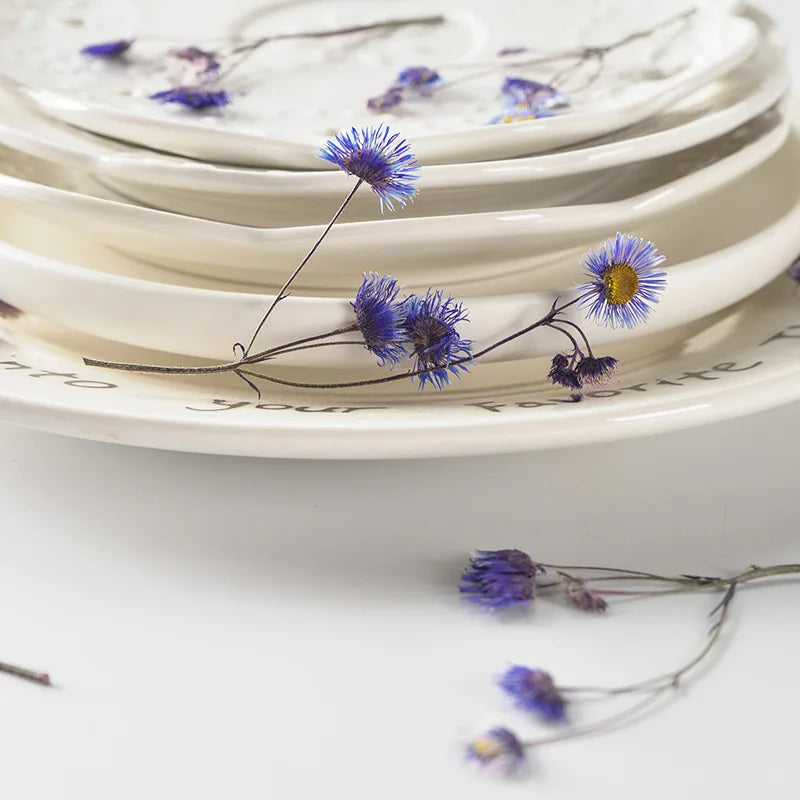 I040 Combo Pack Small Flower Branch Dried Real Flowers and Plants for Nails Pictures with Multiple Color