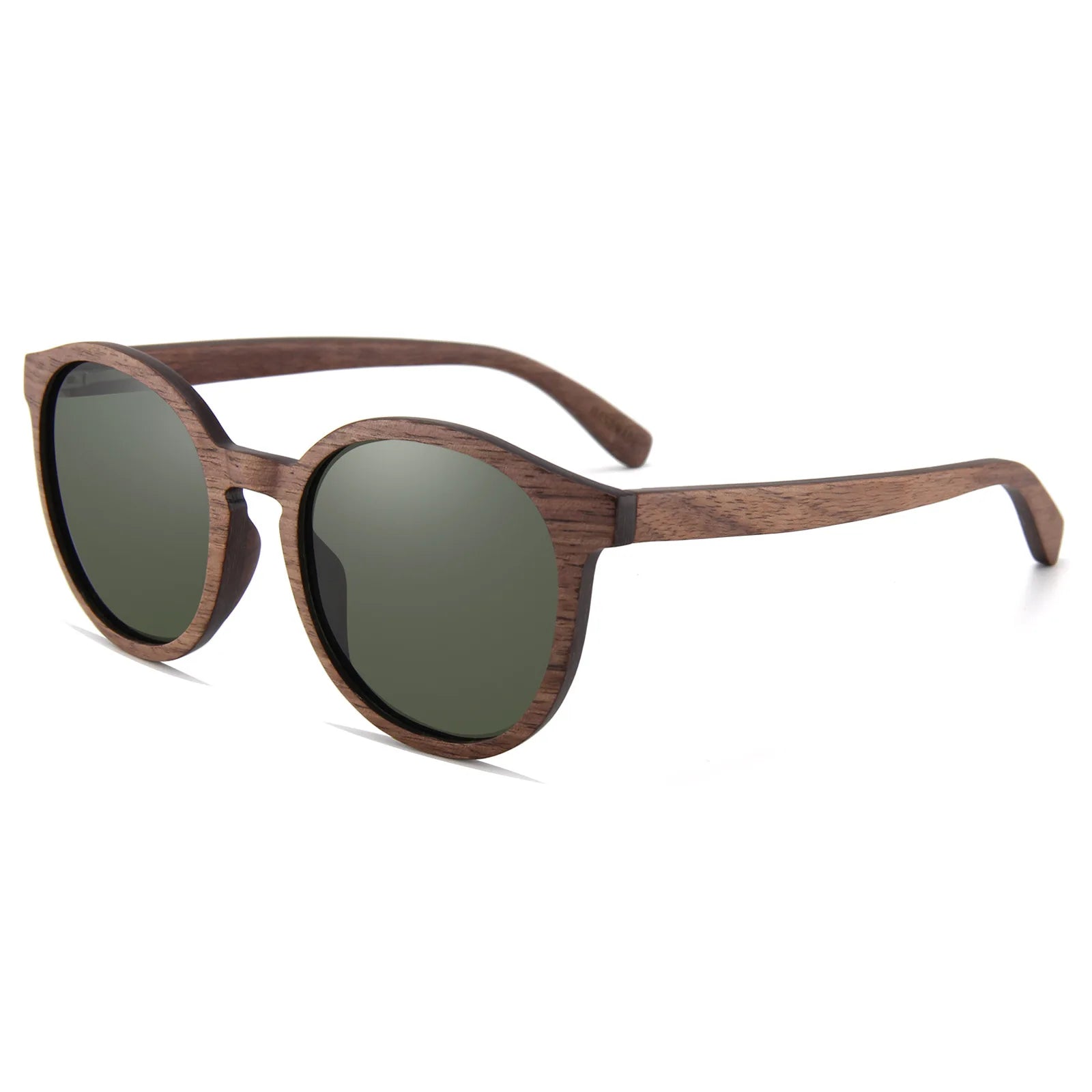 High-end Men's Multilayer Wooden Frame Handmade Eco-friendly TAC Lenses UV400 Polarized Eyewear Custom Logo Fashion Sunglasses