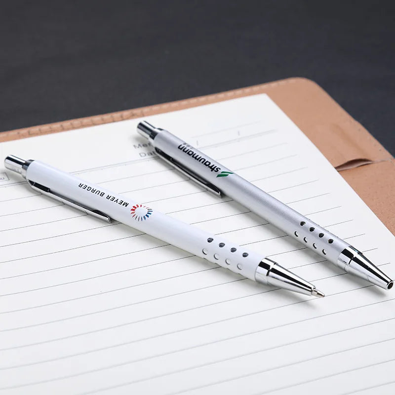 Metal Press Steel Rod Bouncing Ballpoint Pen Promotional Advertising Pen Business Office Signature Pen