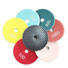 4inch Wet/dry Resin Diamond Marble Polishing Pads Diamond Pad for Granite