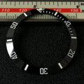Custom Logo Luminous Sloped Ceramic Bezel Insert 38*30.6mm Sloping Bezel for SUB 116610 MOD Watch Parts