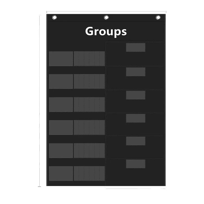 Wholesale Homey HM048 420D Polyester Classroom Group Pocket Chart Holder Foldable Organizing Desktop Drawer Organizers