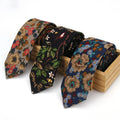 Top Quality 100% Cotton Print Neckties to Match Shirts WIth Private Label
