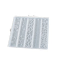 Clear Reusable Different Patterns Rectangle Heart Leaf Paw Bookmark Silicone Molds for DIY Craft Resin