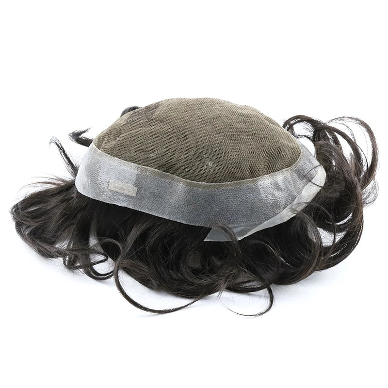 Male Hair Prosthesis Australia Toupee Men Durable Wigs for Men 100% Human Hair System Unit