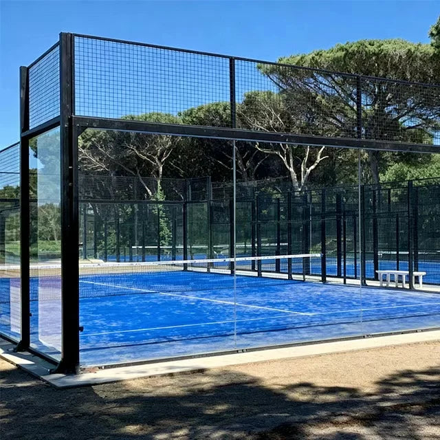 2026 New Design Luxury Panoramic Padel Court Outdoor Sports Equipment Professional Full View Padel Tennis Court for Club