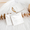 Bestpackaging Luxury White PU Leather 7.5*7.5cm Jewelry Pouch Custom Logo Jewelri Diamond Gift Holder Premium Container for Gems