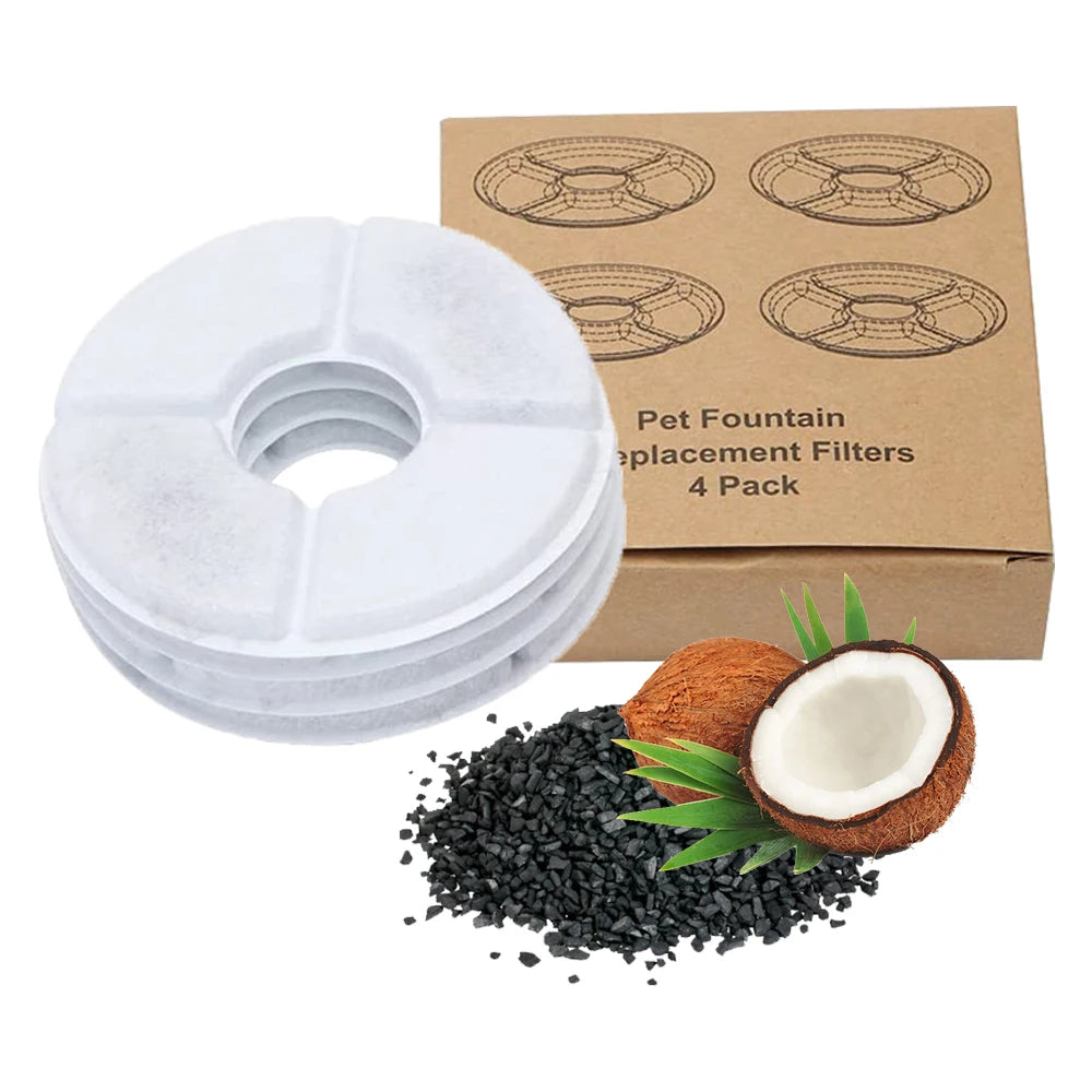 ZMaker Resin Carbon Cat Drinking Fountain Replacement Filter Pet Water Fountain Filter