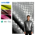 PFAS FREE Synthetic Leather Fabric Leather Jacket Fabric Stone Grain Trend Manufacturers Direct Sales Designer Leather Fabric