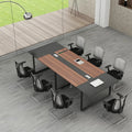 China Supplied Commercial Office Furniture Modern Wooden Rectangle Meeting Table for Schools & Conferences