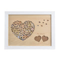 Tailai Eco-friendly Creative Wooden Money Gift Frame Decorative Cash Holder Picture Frame for Birthday Wedding & Keepsake Gifts