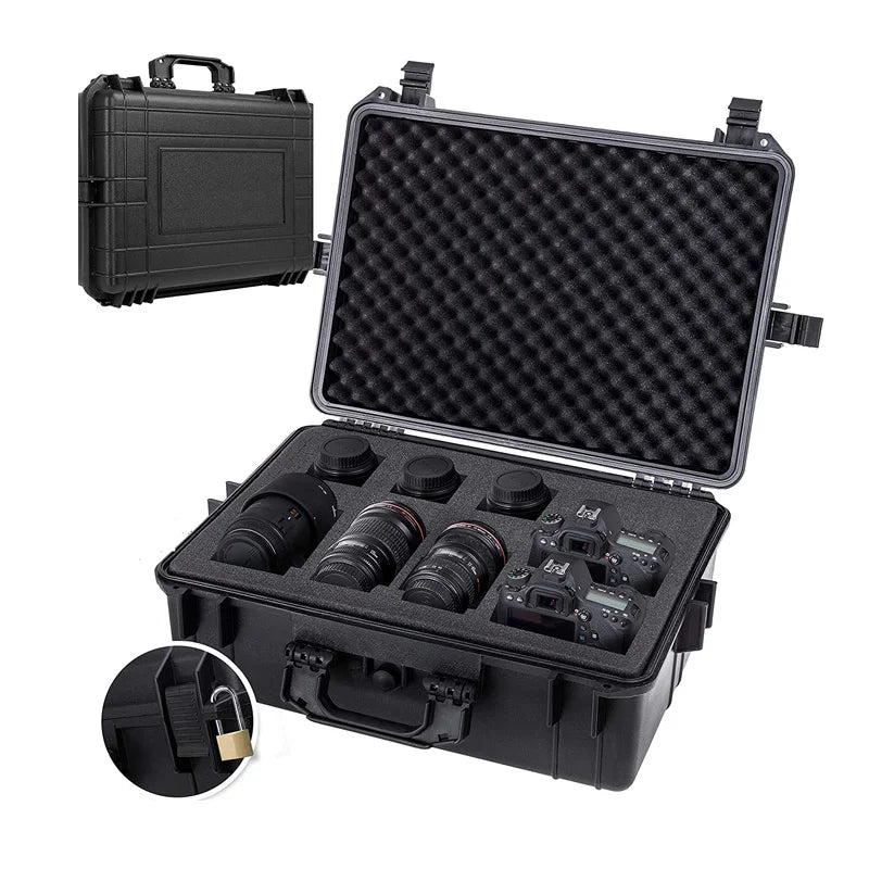 Waterproof Hard Plastic Case Protective Case for Equipment With Pre-cut Foam