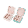 PU Leather Small Travel Jewelry Boxes for Women Girls Necklace Box Organizer Portable Jewelry Storage Case