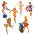 Laser Cut Metal Artwork Signs Custom Die Cut UV Printing Metal Plate Garage Pub Bar Man Cave Club Wall Decor Pin up Girls Sign