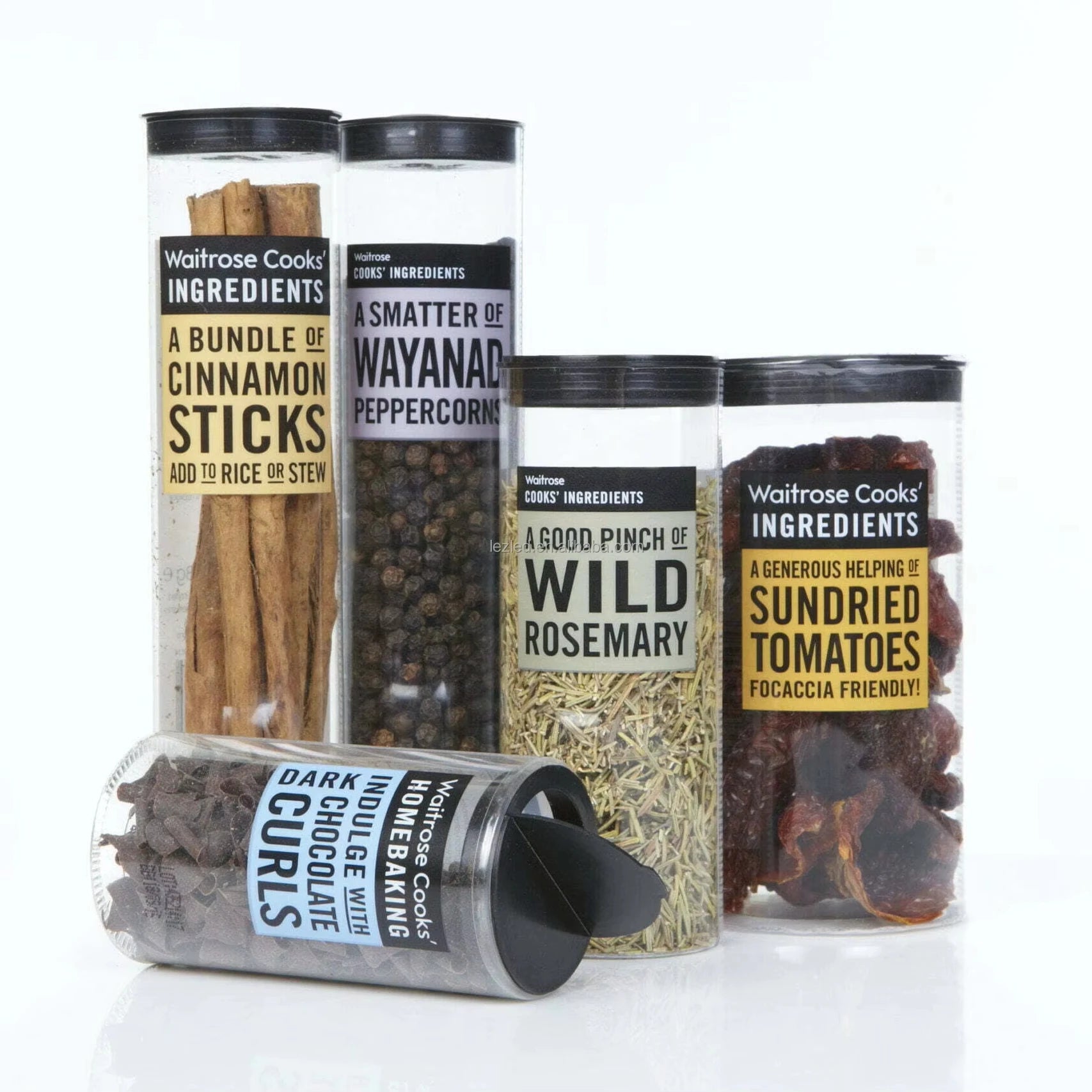 OEM Clear Plastic Packaging Tube with Flip Top and Screen Printing for Snacks and Candy Storage