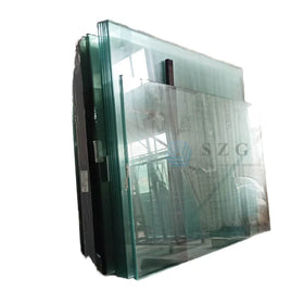 Milky White Pvb Laminated Glass 10mm 12mm 15mm Thick Sgp Glass Laminated Tempered Glass for Skylight Roof