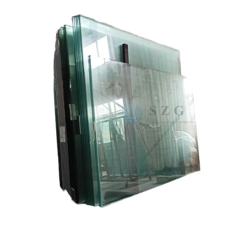 Milky White Pvb Laminated Glass 10mm 12mm 15mm Thick Sgp Glass Laminated Tempered Glass for Skylight Roof