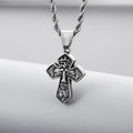 Fashion Cross Jewelry Stainless Steel Jesus Face Pendant Necklace