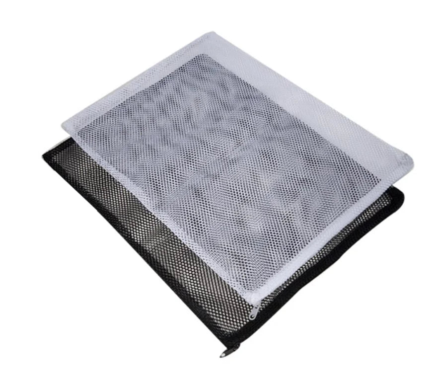 Aquarium 220 Micron Filter Media Bag Eco-Friendly Plastic Nylon Mesh Rectangle Shape
