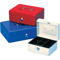 Secure Mini Metal Cash Box Small Safe Money Storage Box Portable Anti-Theft Locking Metal Money Box