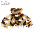 Mi Dairy Elegant Hollowed Out Flower Shaped Acetate Alloy Daily Use Hair Claws 223337