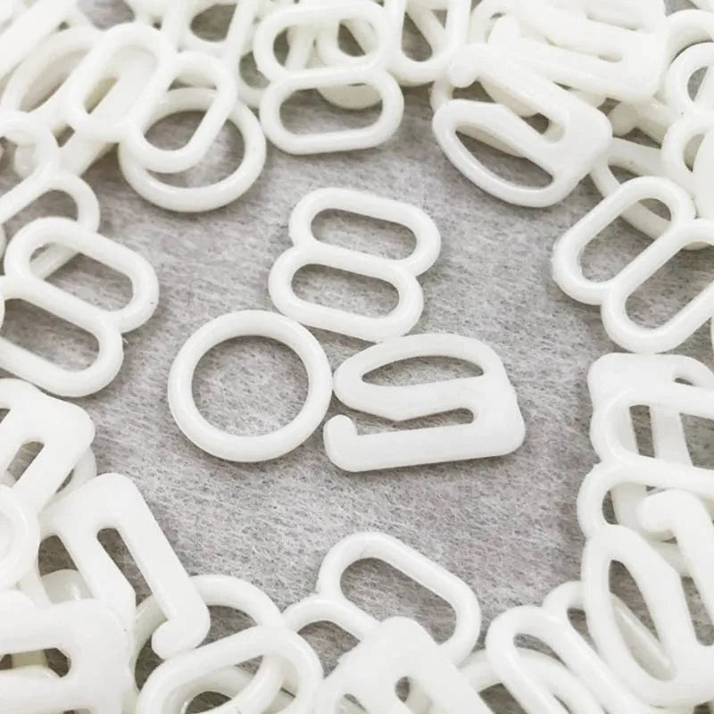 Bra Accessories O 8 Ring Slider Adjustable Slide Underwear Accessories Swimwear Buckle Adjuster Hook Plastic Bra Buckle