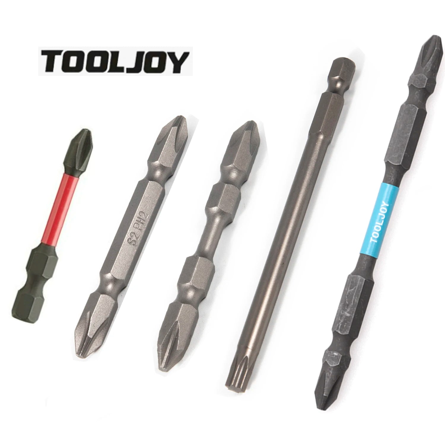 TOOLJOY Durable Quality Taiwan S2 Magnetic Impact Torsion Impact Bit Set Screwdriver Bit Set for Drill