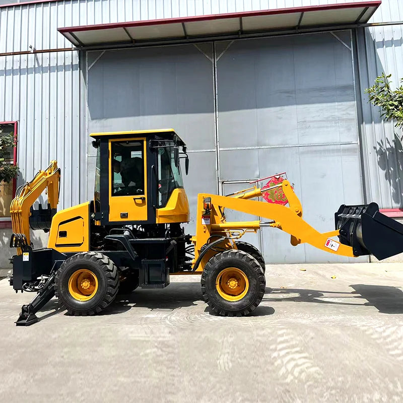 China Agricultural Machinery Multifunction Machine Backhoe Loader Compact Tractor Front Loader with Cheap Price