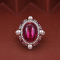 2020 New S925 Sterling Silver Ring Ruby Women's Engagement Rings 925 Silver