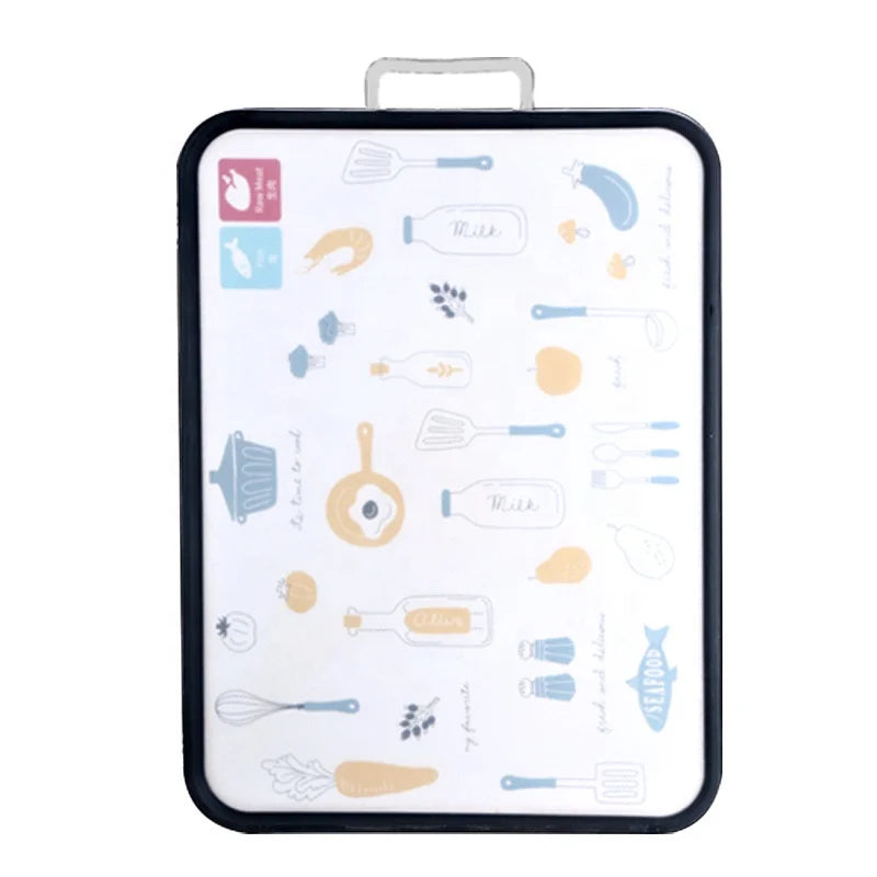 Stainless Steel Plastic Double-sided Chopping Board Assorted Cutting Board Multi-function Chopping Board With Handle
