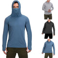 2023 New Design Custom UPF50 UV Quick Dry Fishing Hoodie for Men Long Sleeve Outdoor Waterproof Shirts with Thumb Hole