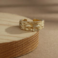 Venus Half Face Exaggerated Cold Wind Expression Index Finger Fashion European Opening Creative Ring