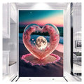 5D Diamond Painting Fantasy Love Ocean Scenery Diamond Embroidery Mosaic Cross Stitch Kit Girls' Bedroom Home Decoration Gift